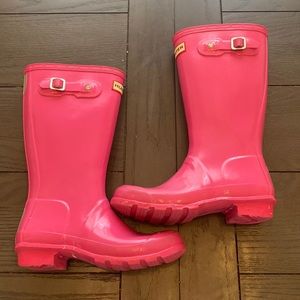 Hunter boots-Girls UK 1 (US girls 3/boys 2)
